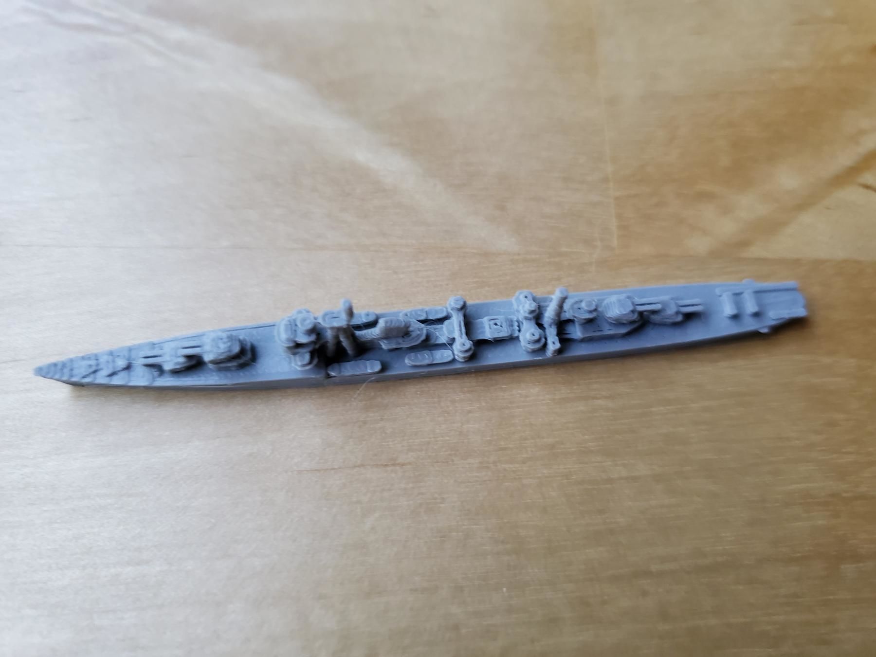 Japanese Akizuki Class Destroyer 3D print model_15