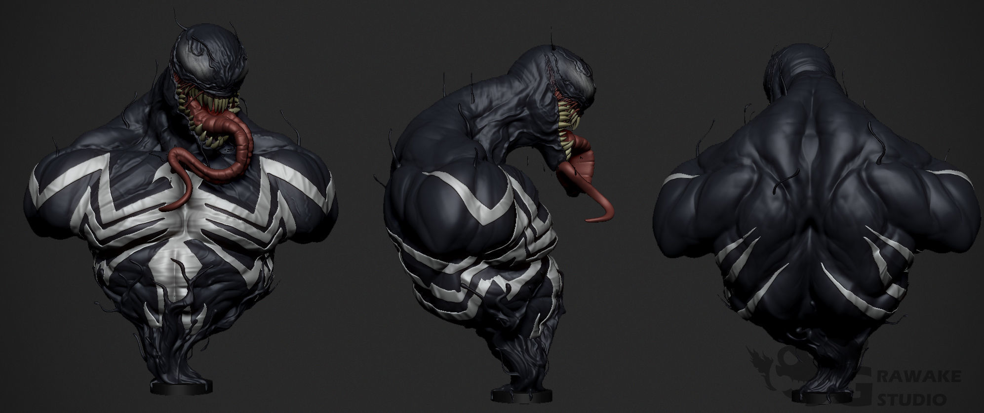 Venom 3D print model_2