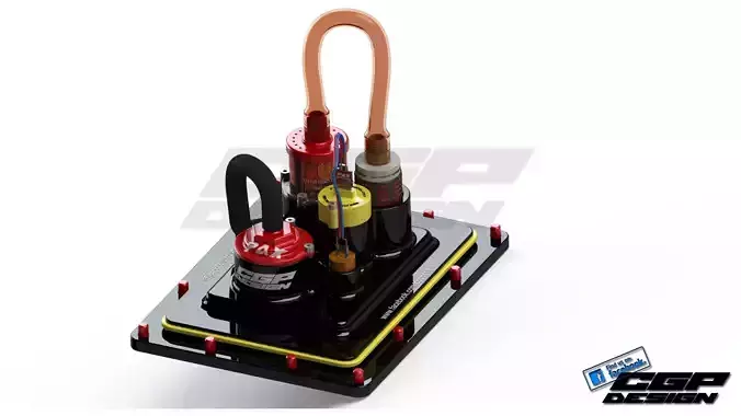 PINKI fuel pumpdesigned bypaX Free 3D model