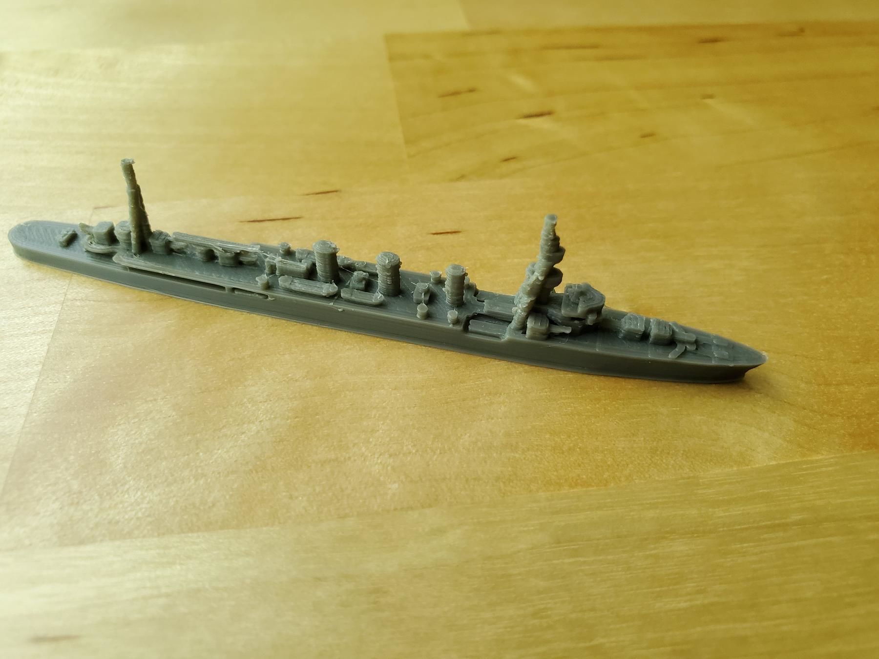 Japanese Kuma Class Cruiser 3D print model_6