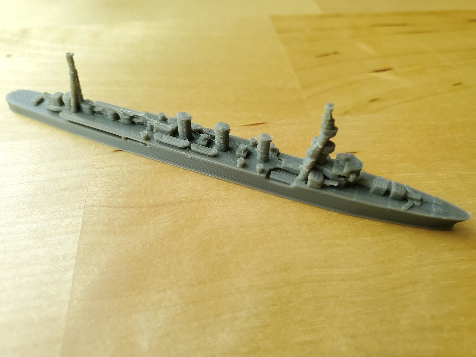Japanese Kuma Class Cruiser 3D print model_9