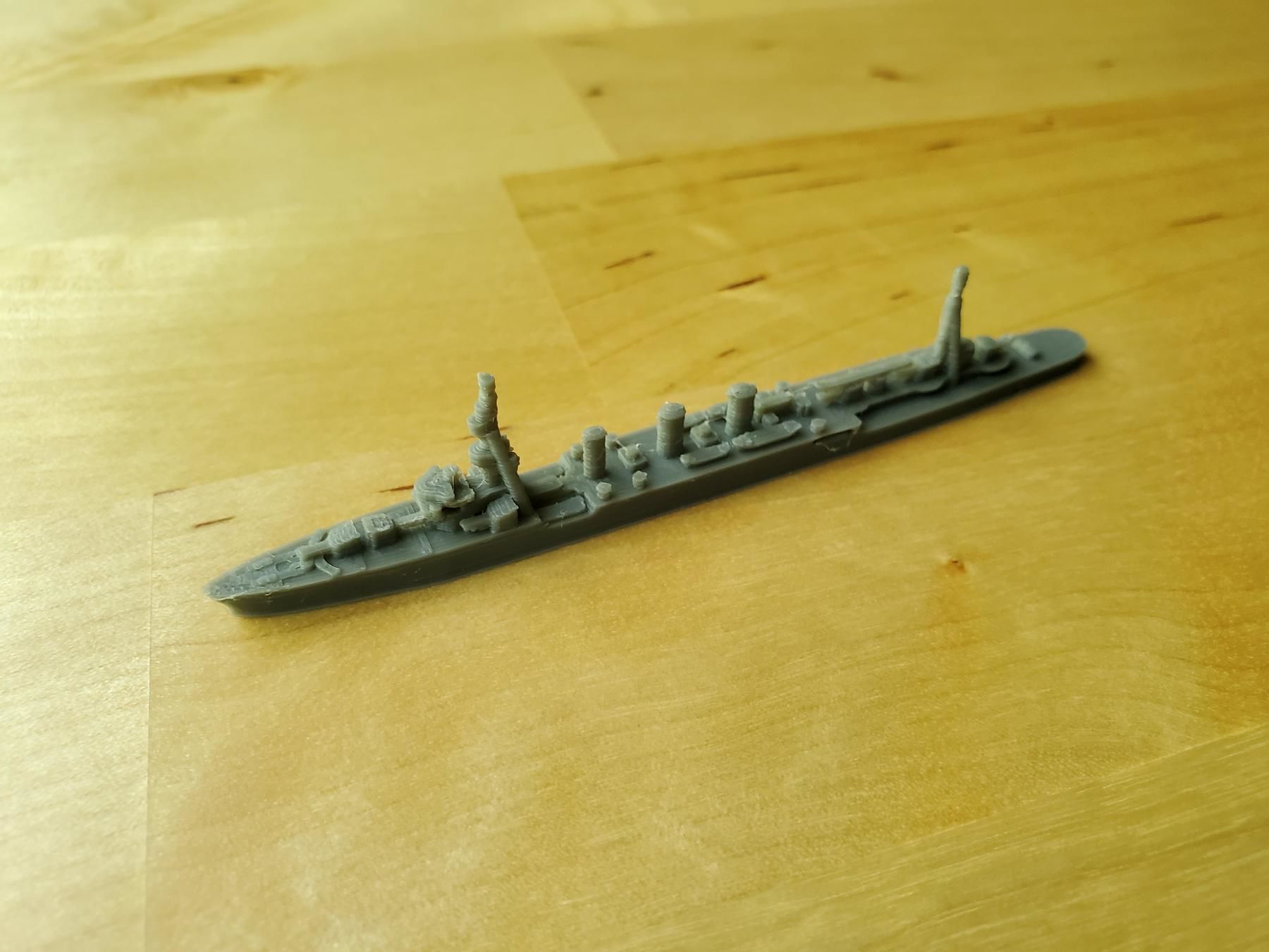 Japanese Kuma Class Cruiser 3D print model_3