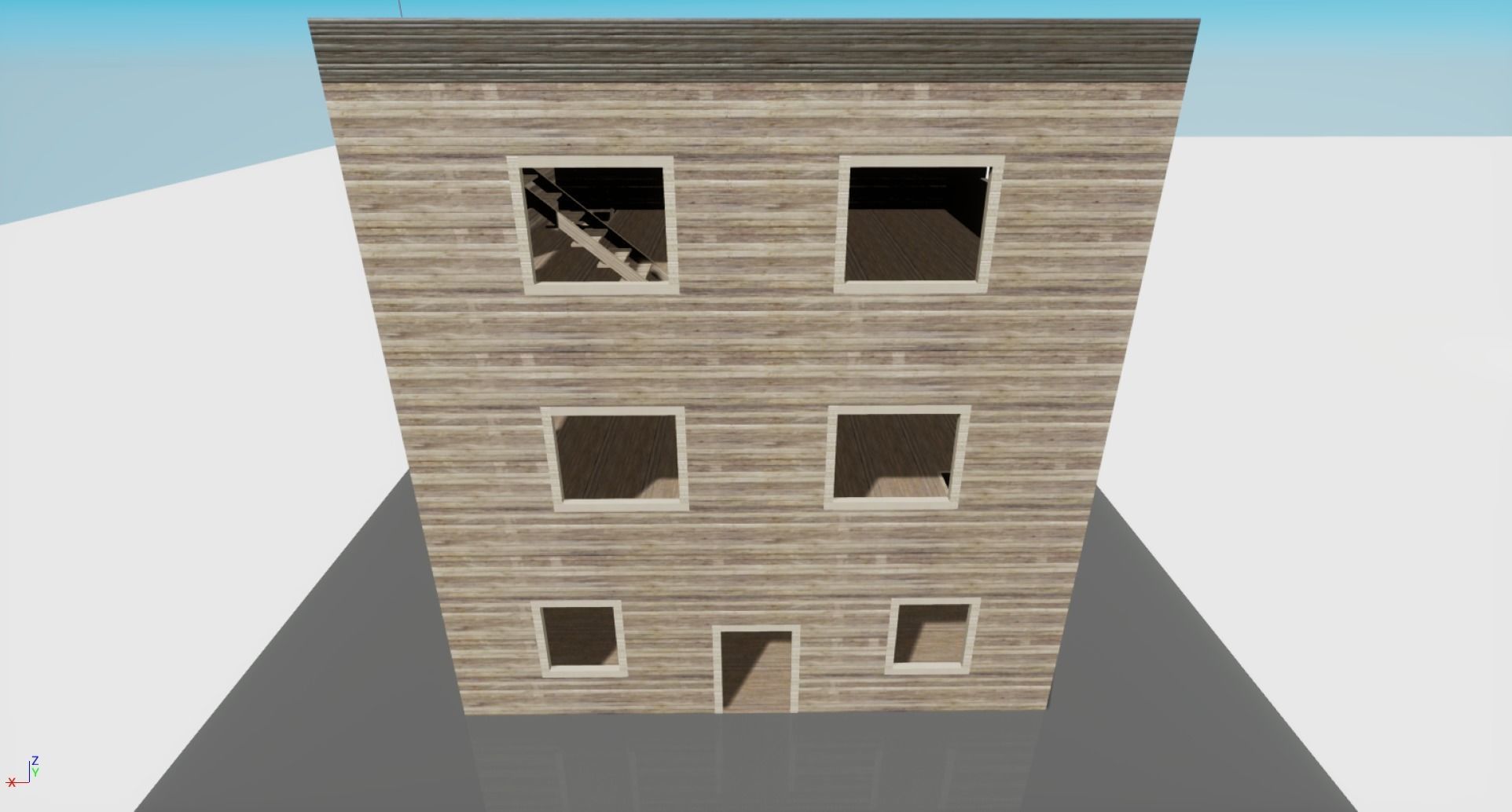 House Pack Low-poly 3D model_1