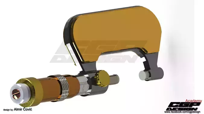 CGPdesign academyMicrometer- design by Almir Covic Free 3D model