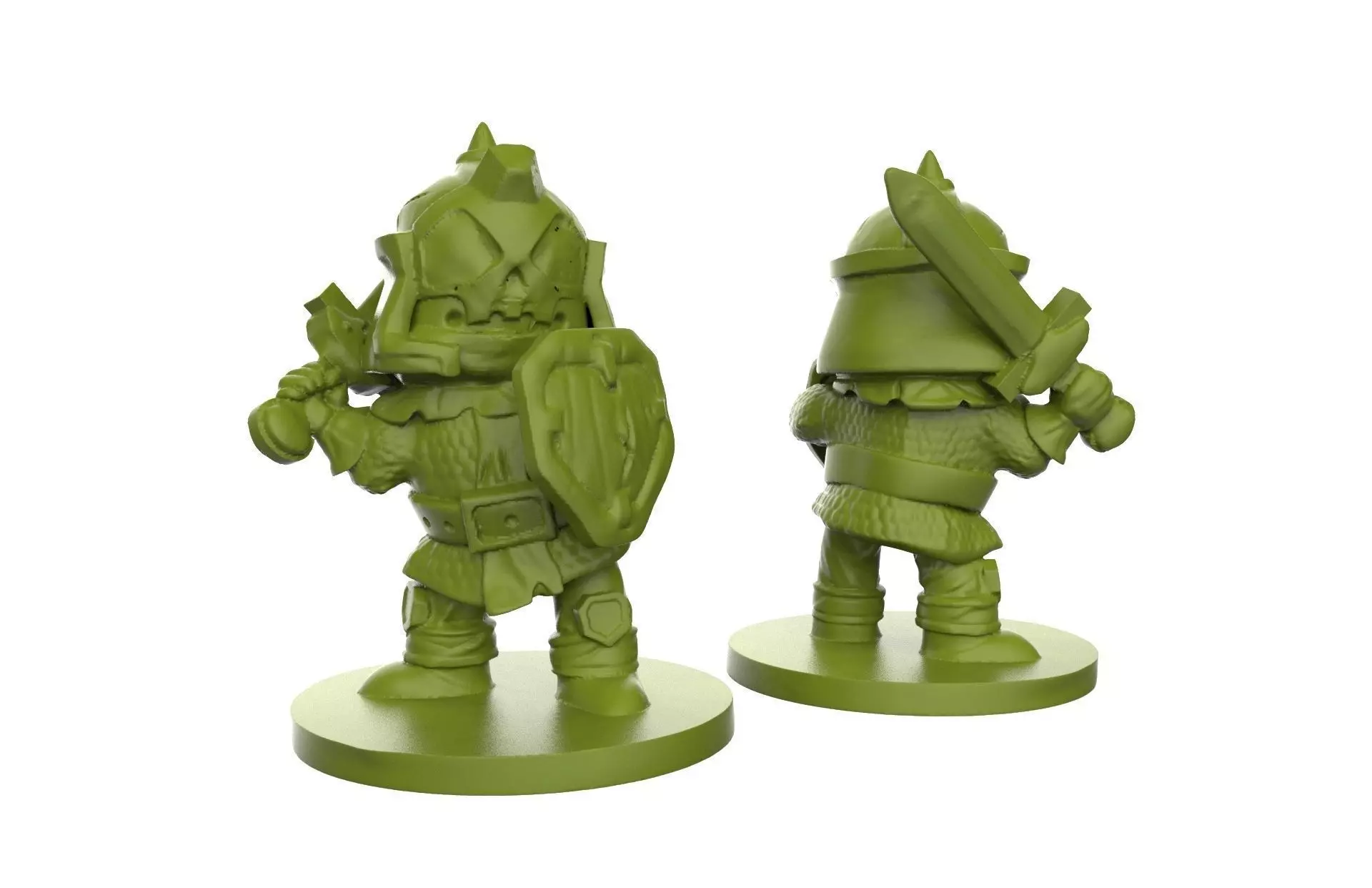 mini warrior Free 3D print model