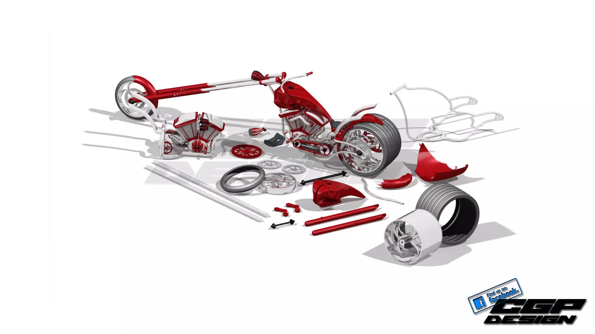 Chopper CHIKA design by paX CGPdesign 3D model_0