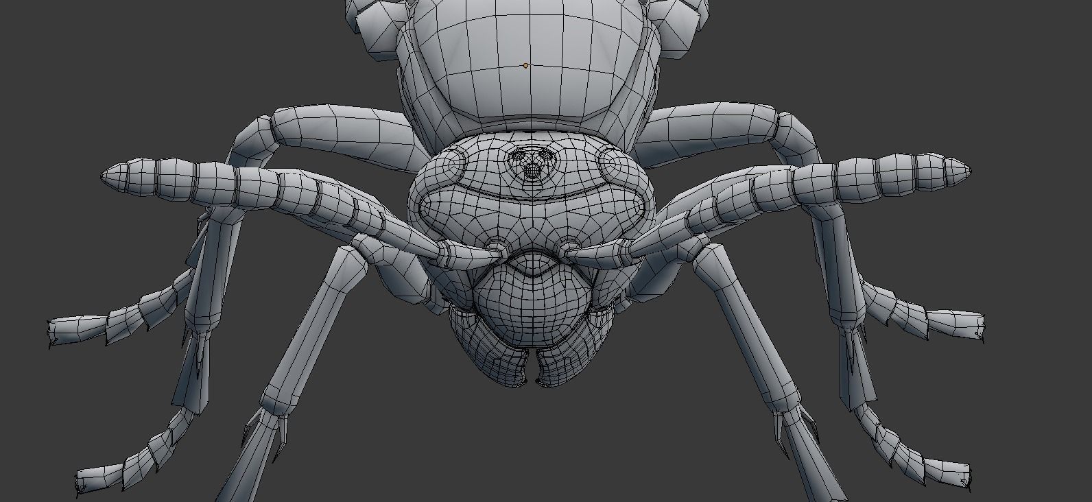 Wasp Insect Low-poly 3D model_28