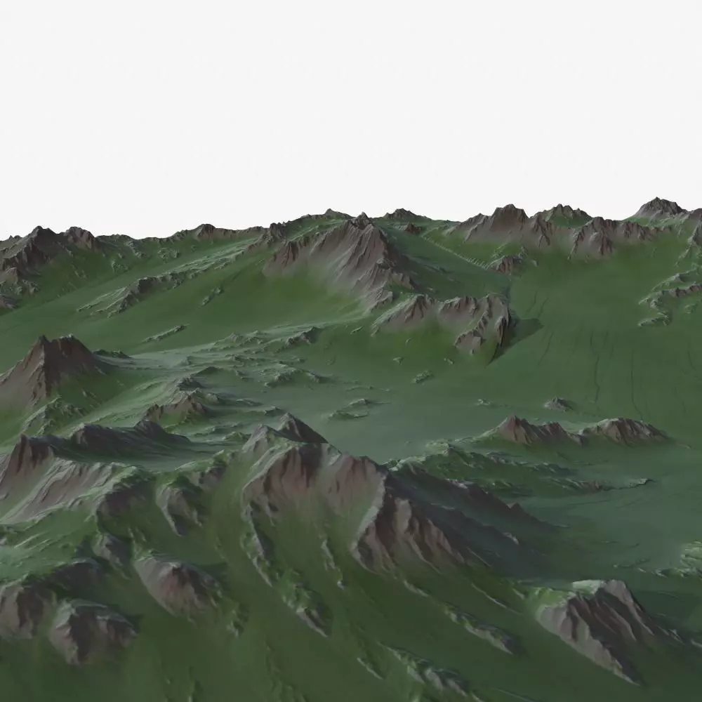 Landscape 32 Low-poly 3D model
