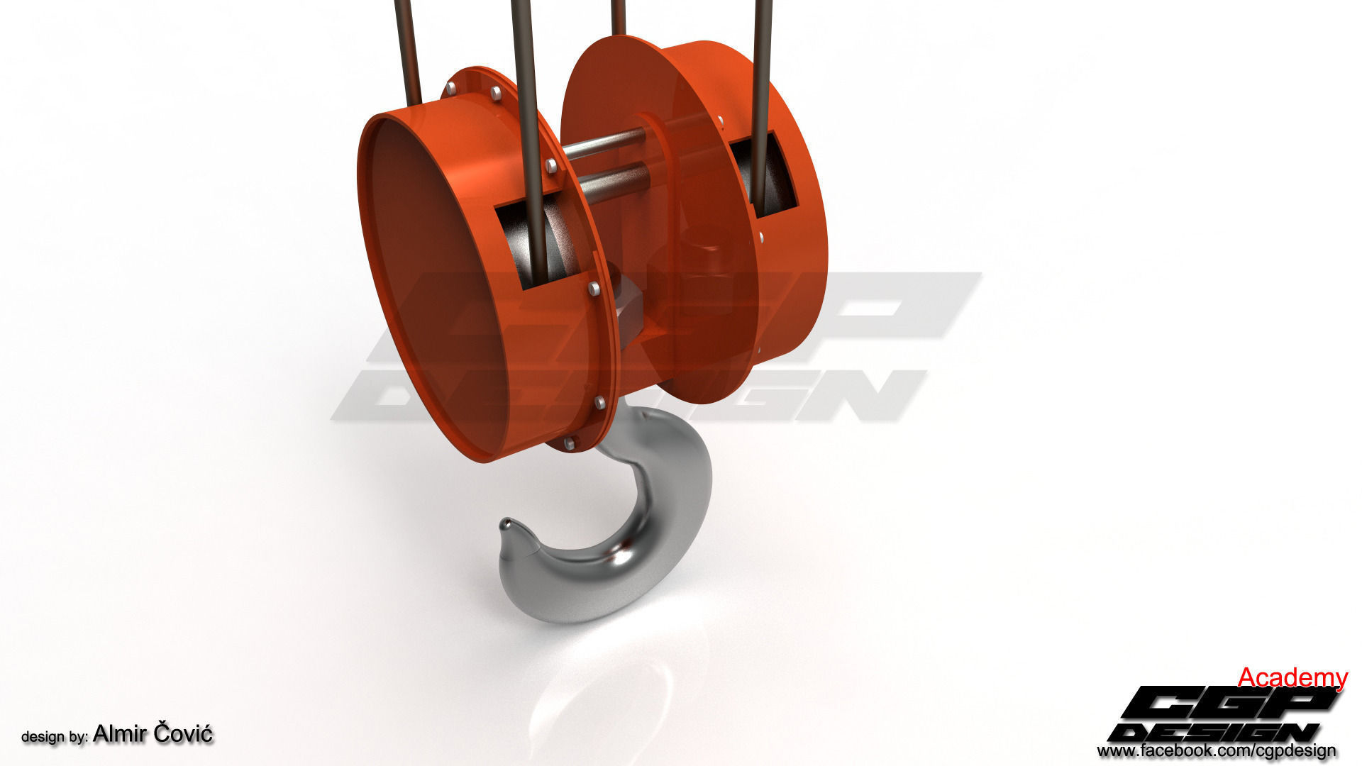 CGPdesign academyCrane hook- design by Almir Covic 3D model_1