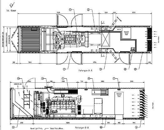 Enclosure Generator CAT3516B Free 3D model_8