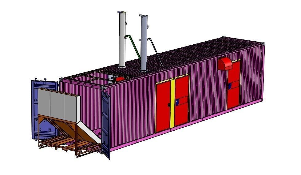 Enclosure Generator CAT3516B Free 3D model_2