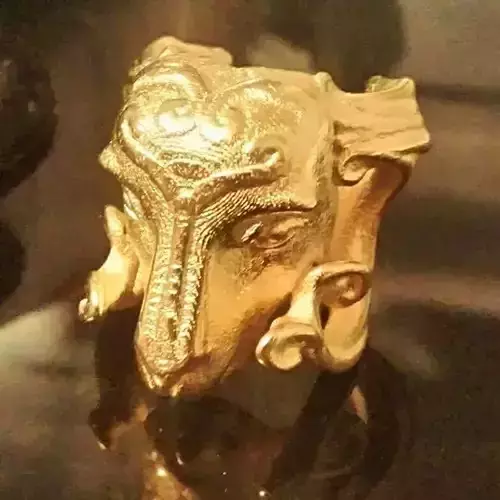 Aries Ram Head Ring