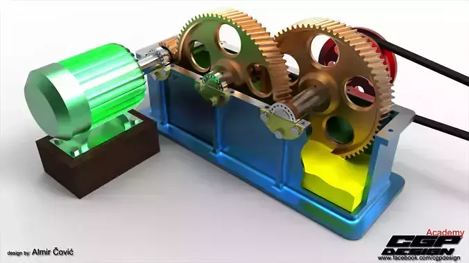 CGPdesign academyReductor- design by Almir Covic Free 3D model