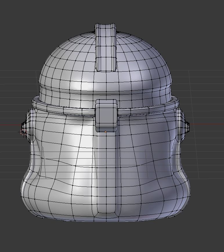 Clone Trooper Helmet  Low-poly 3D model_12
