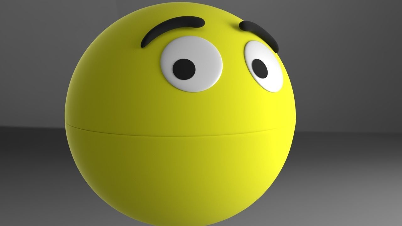 3D Pacman Rigged Free 3D model_6