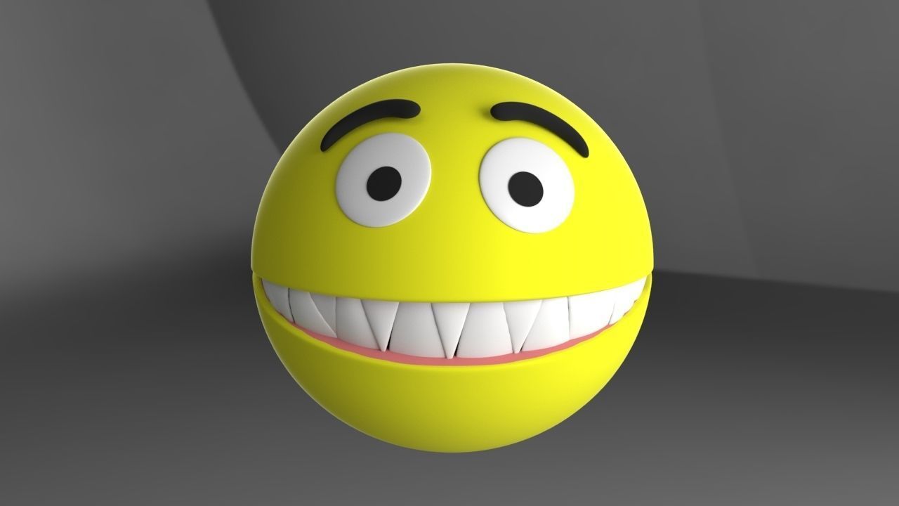3D Pacman Rigged Free 3D model_1