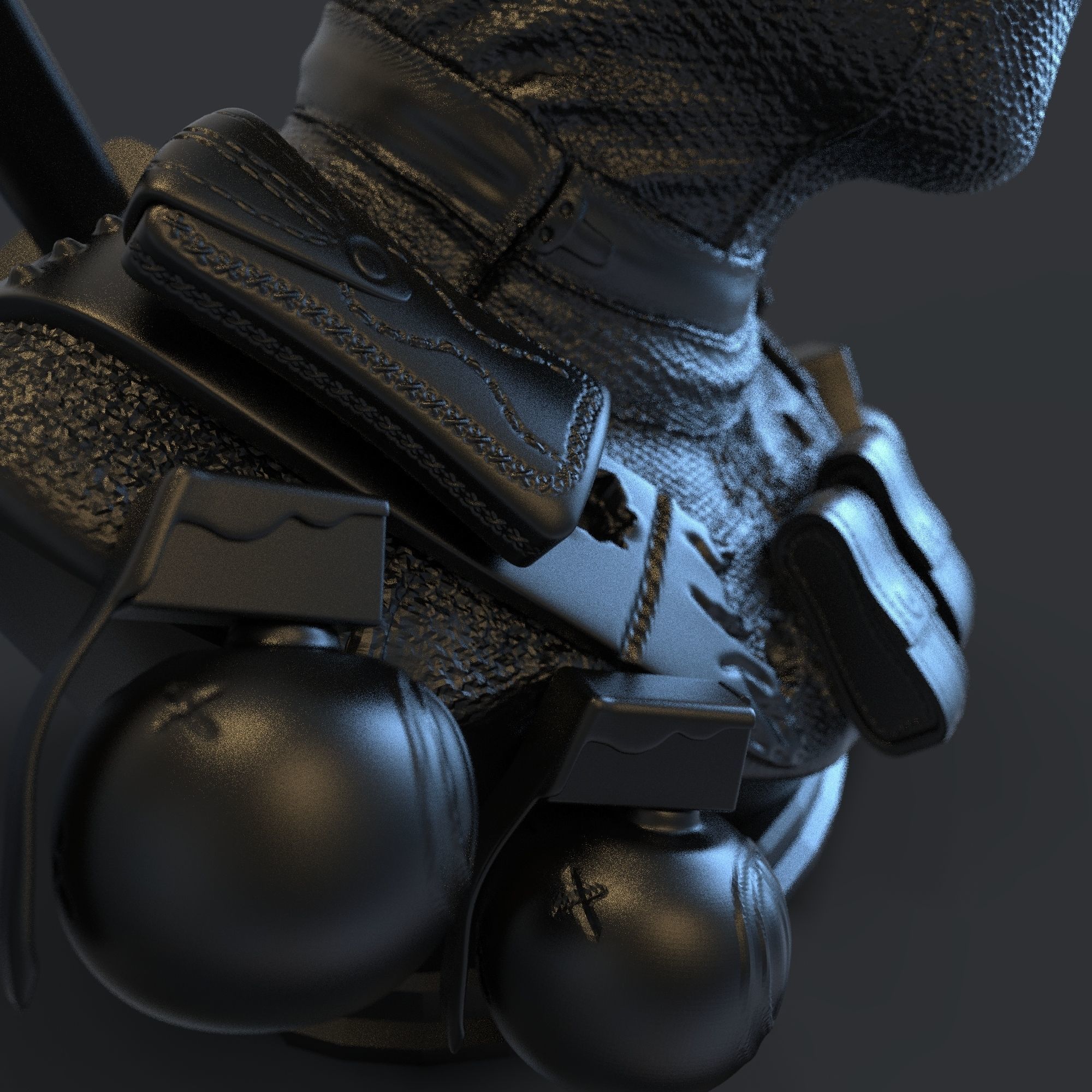 DEADPOOL BUST 3D print model_31