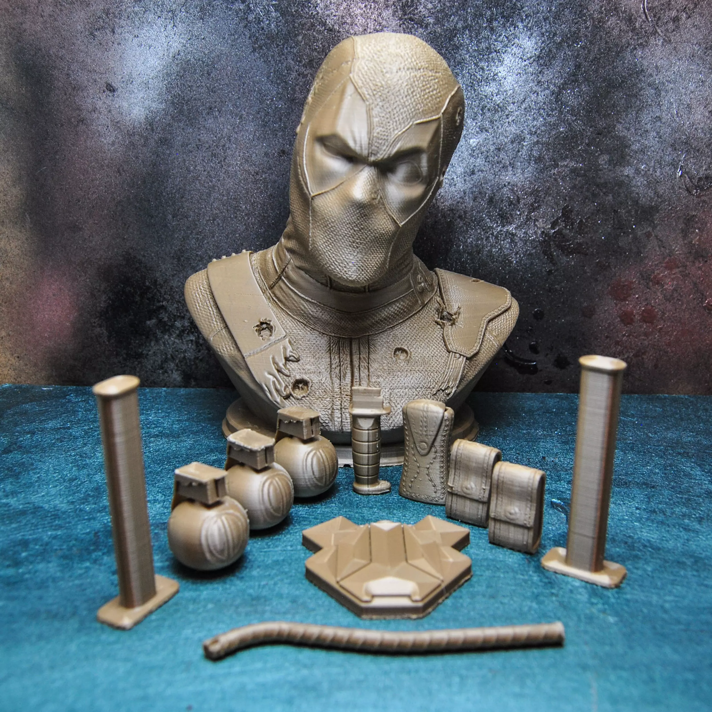 DEADPOOL BUST 3D print model_0