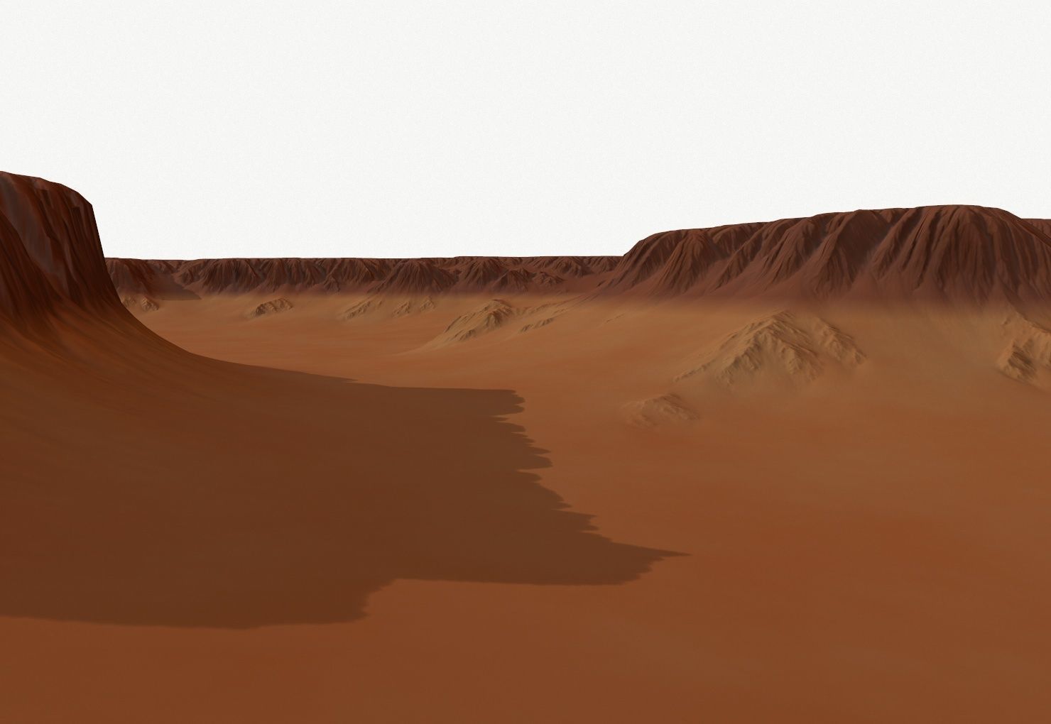 Landscape 33 Low-poly 3D model_2