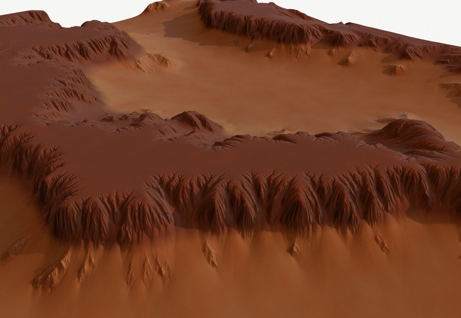 Landscape 33 Low-poly 3D model_1