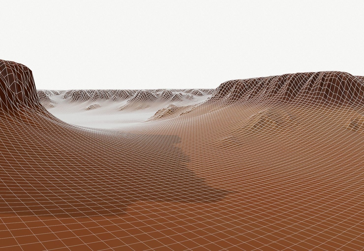Landscape 33 Low-poly 3D model_6
