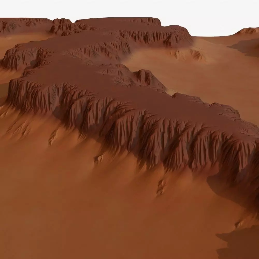 Landscape 33 Low-poly 3D model_0