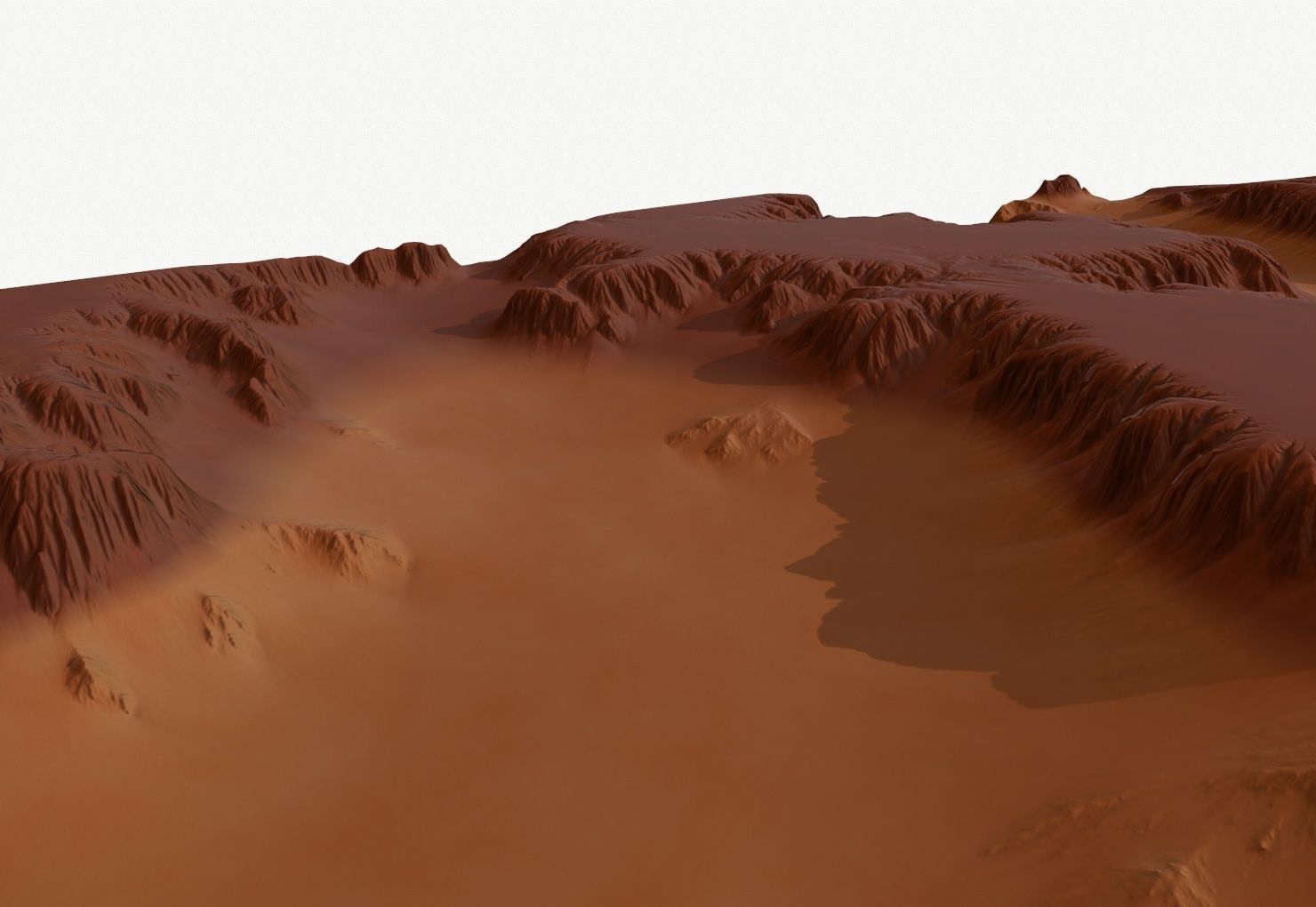Landscape 33 Low-poly 3D model_4