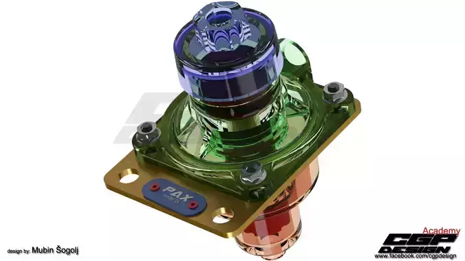 CGPdesign academyAutomatic release pressure valve- design by ... Free 3D model