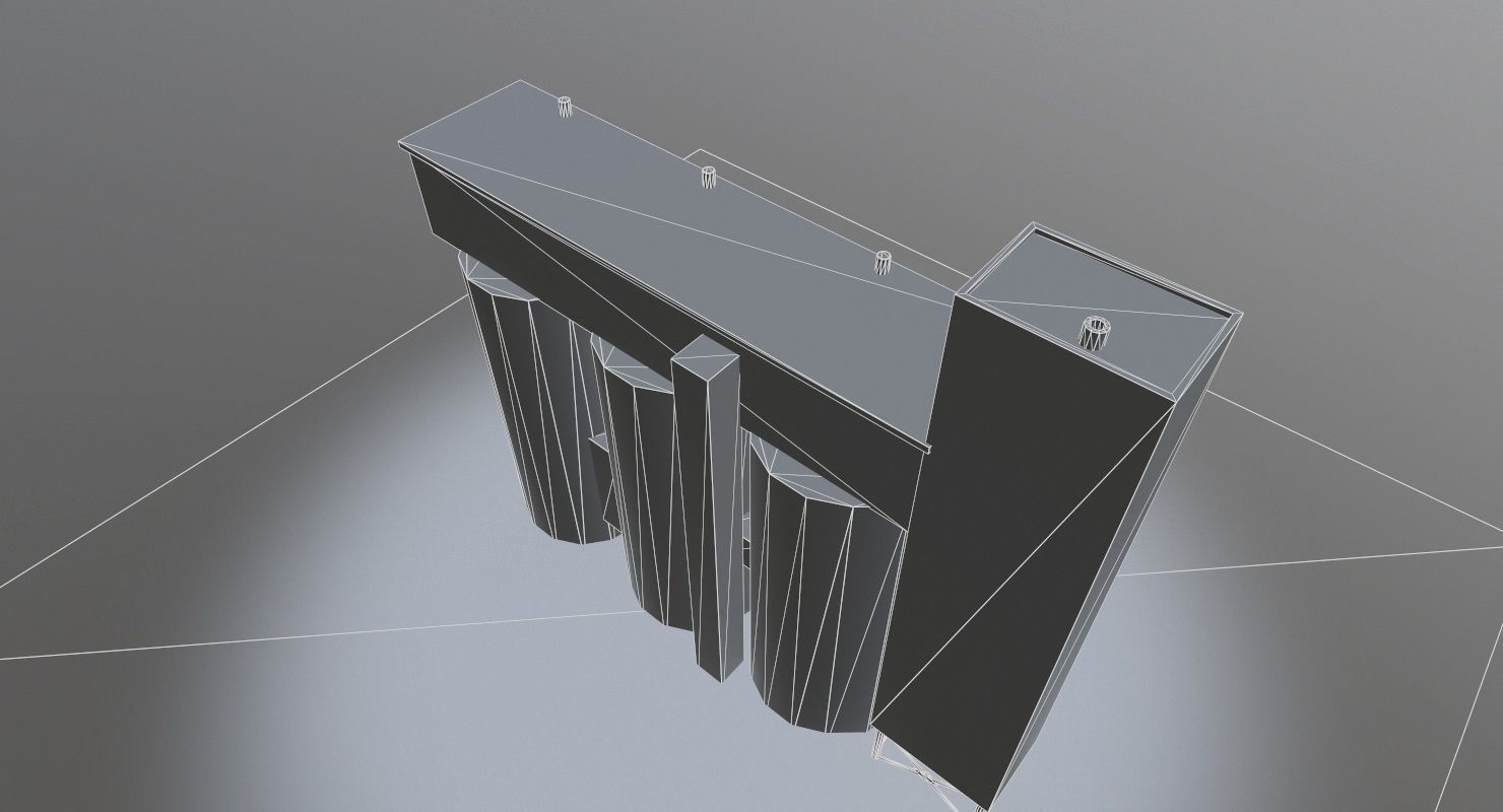 Amsterdam Factory2 Low-poly 3D model_9