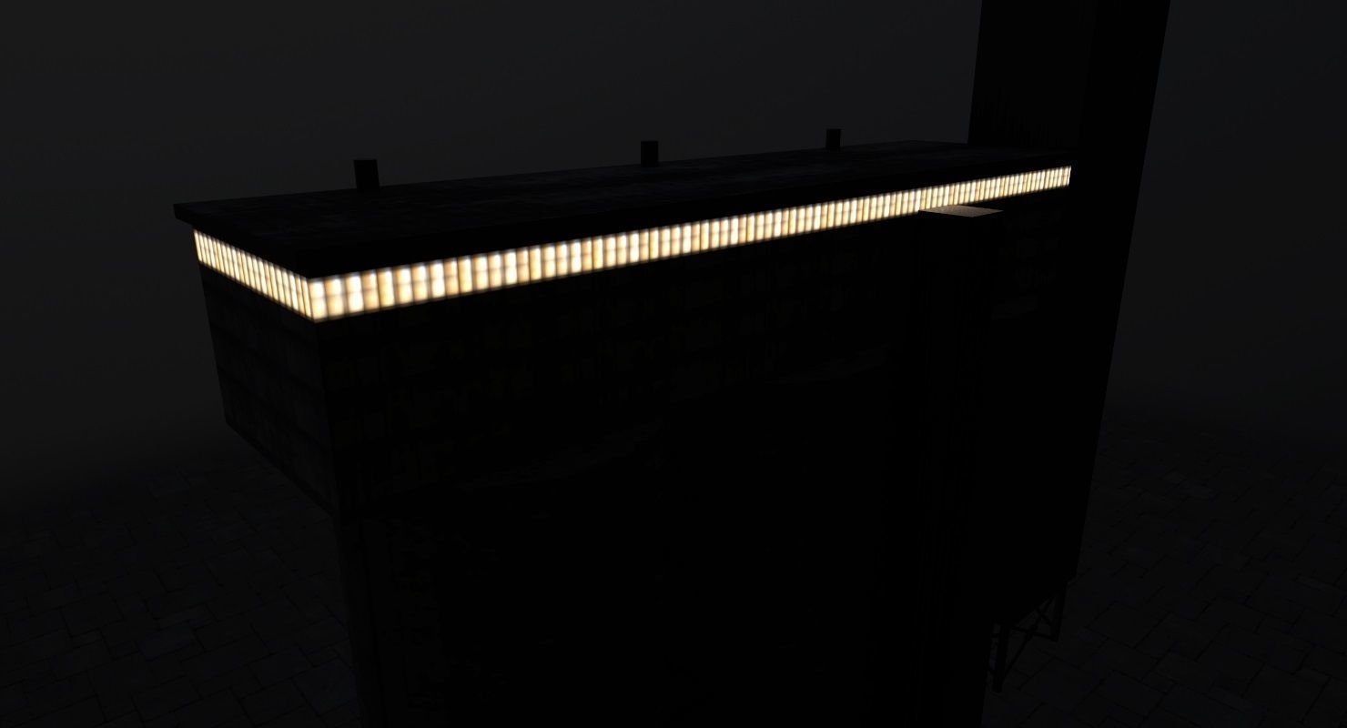 Amsterdam Factory2 Low-poly 3D model_7