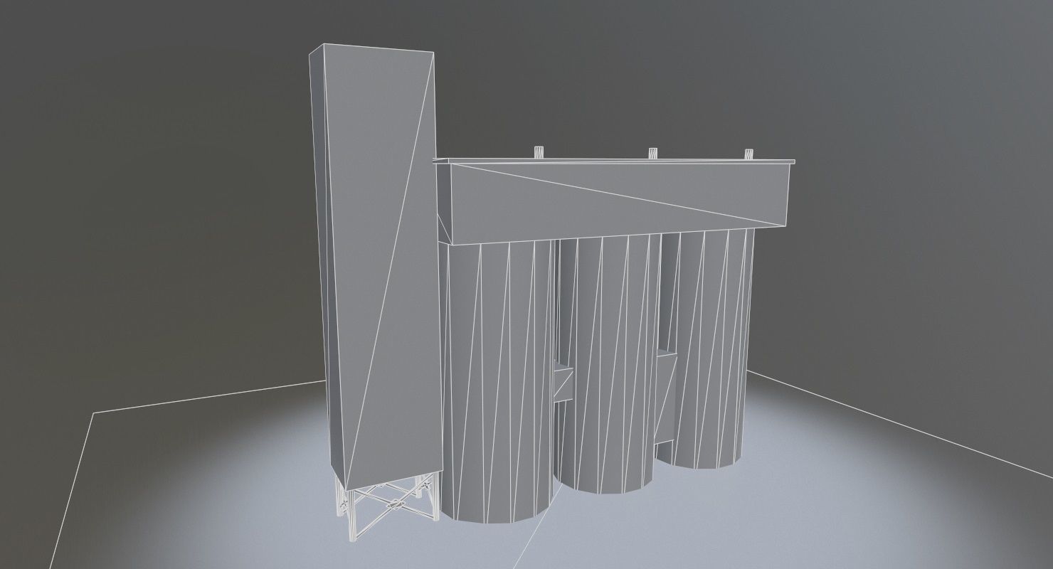 Amsterdam Factory2 Low-poly 3D model_8