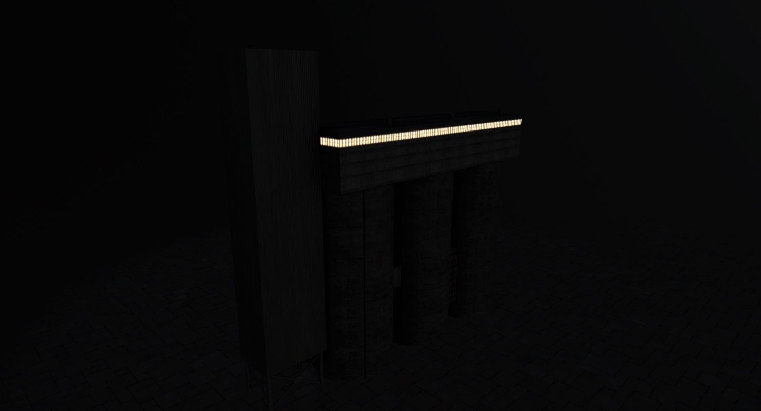 Amsterdam Factory2 Low-poly 3D model_5