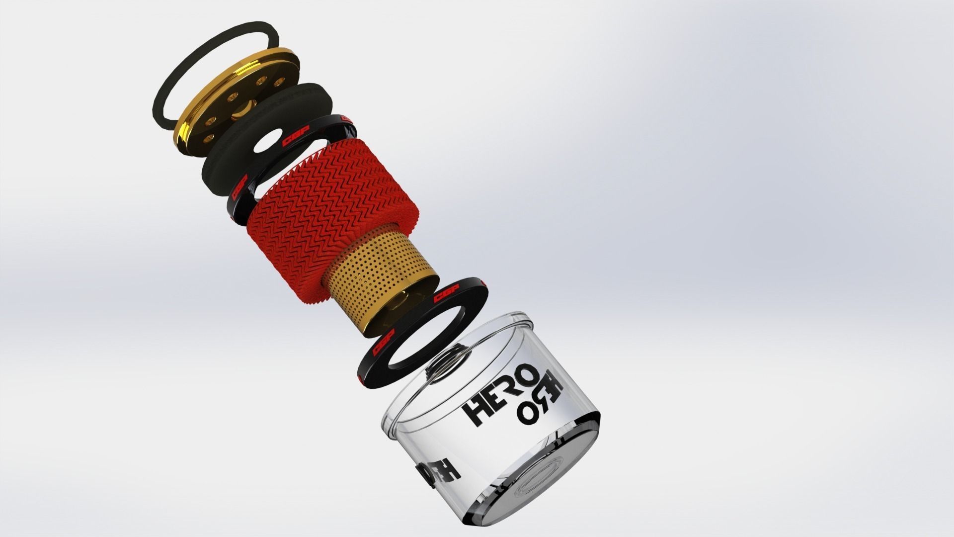 PINKI Oil filterdesigned by HERO Free 3D model_11