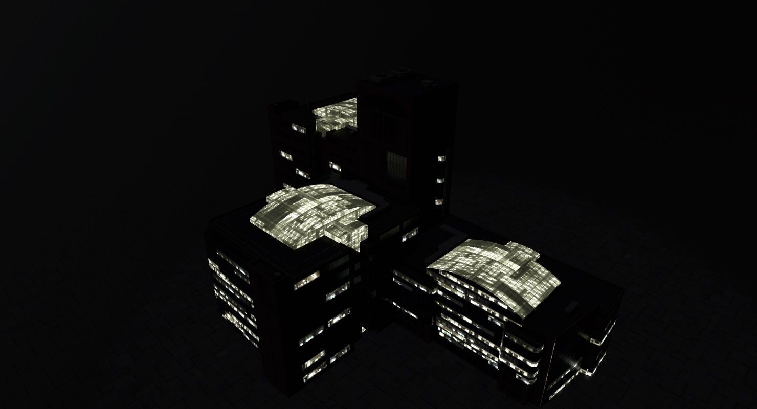 Amsterdam Atrium Low-poly 3D model_5