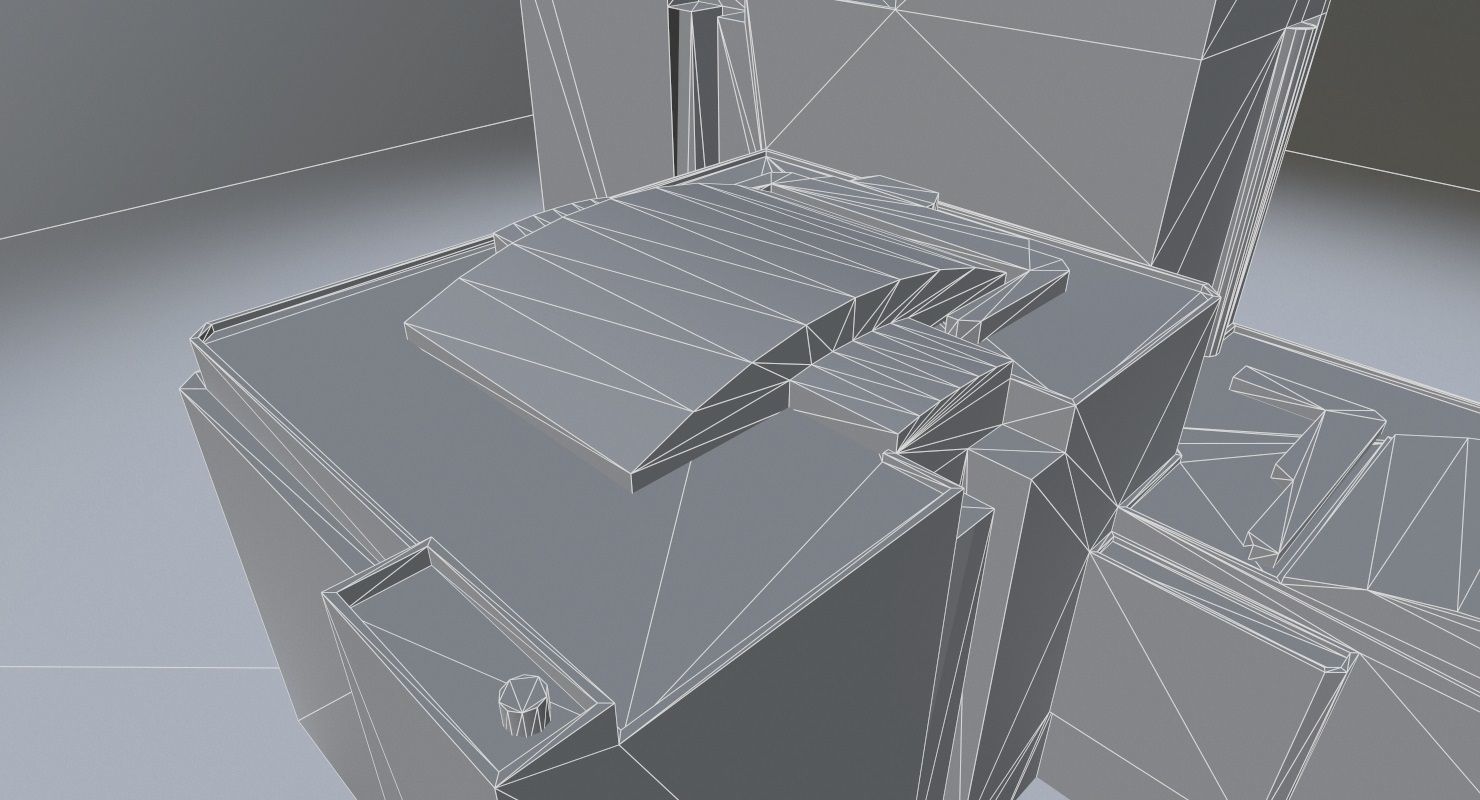 Amsterdam Atrium Low-poly 3D model_10