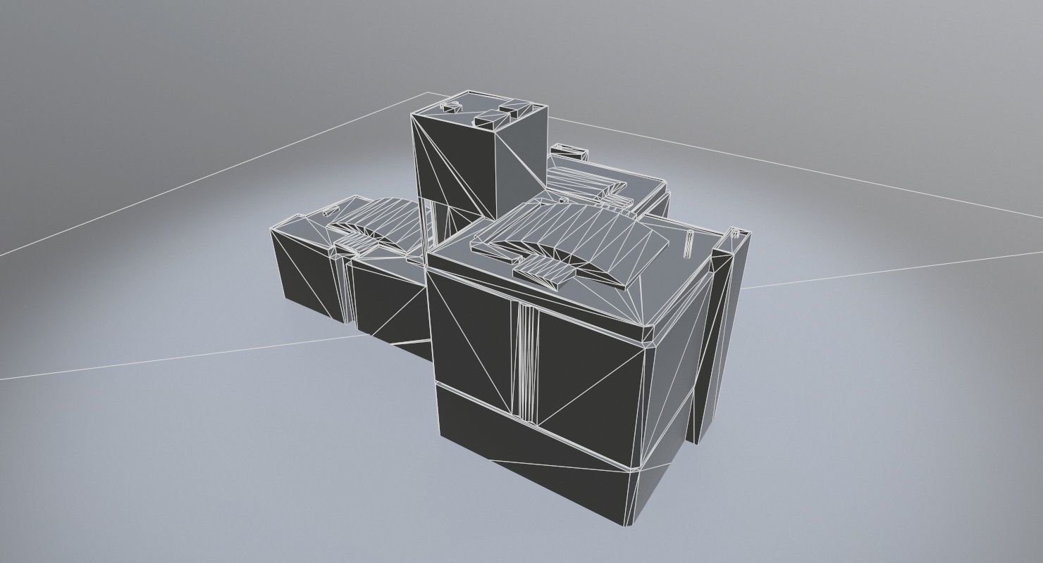 Amsterdam Atrium Low-poly 3D model_8