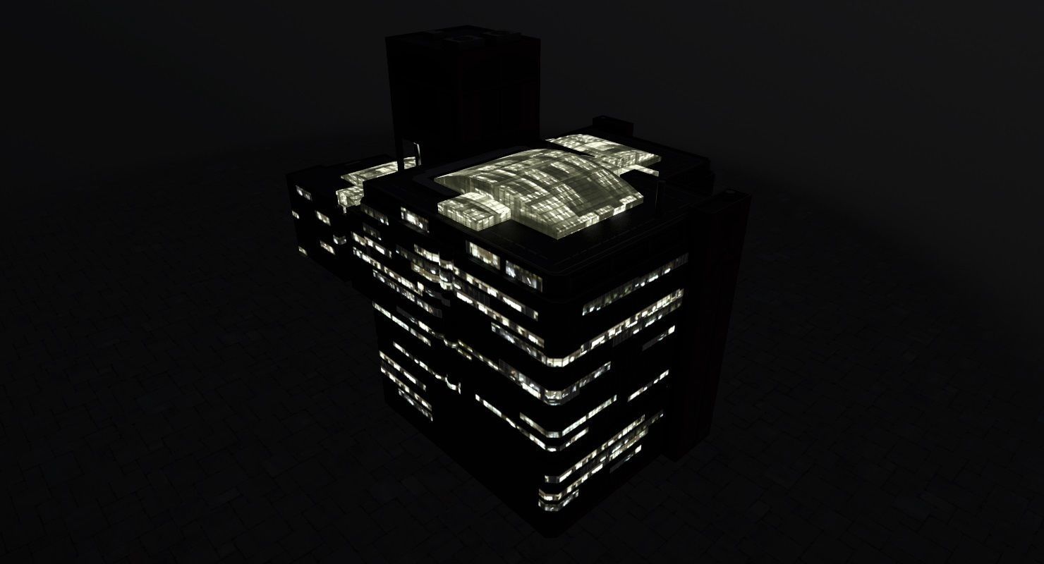 Amsterdam Atrium Low-poly 3D model_7