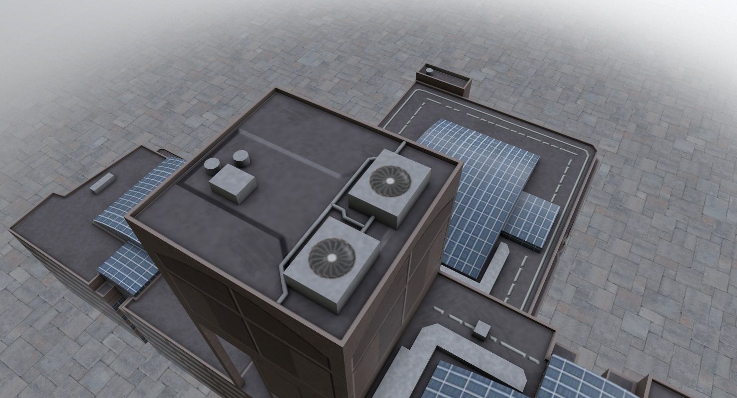 Amsterdam Atrium Low-poly 3D model_2