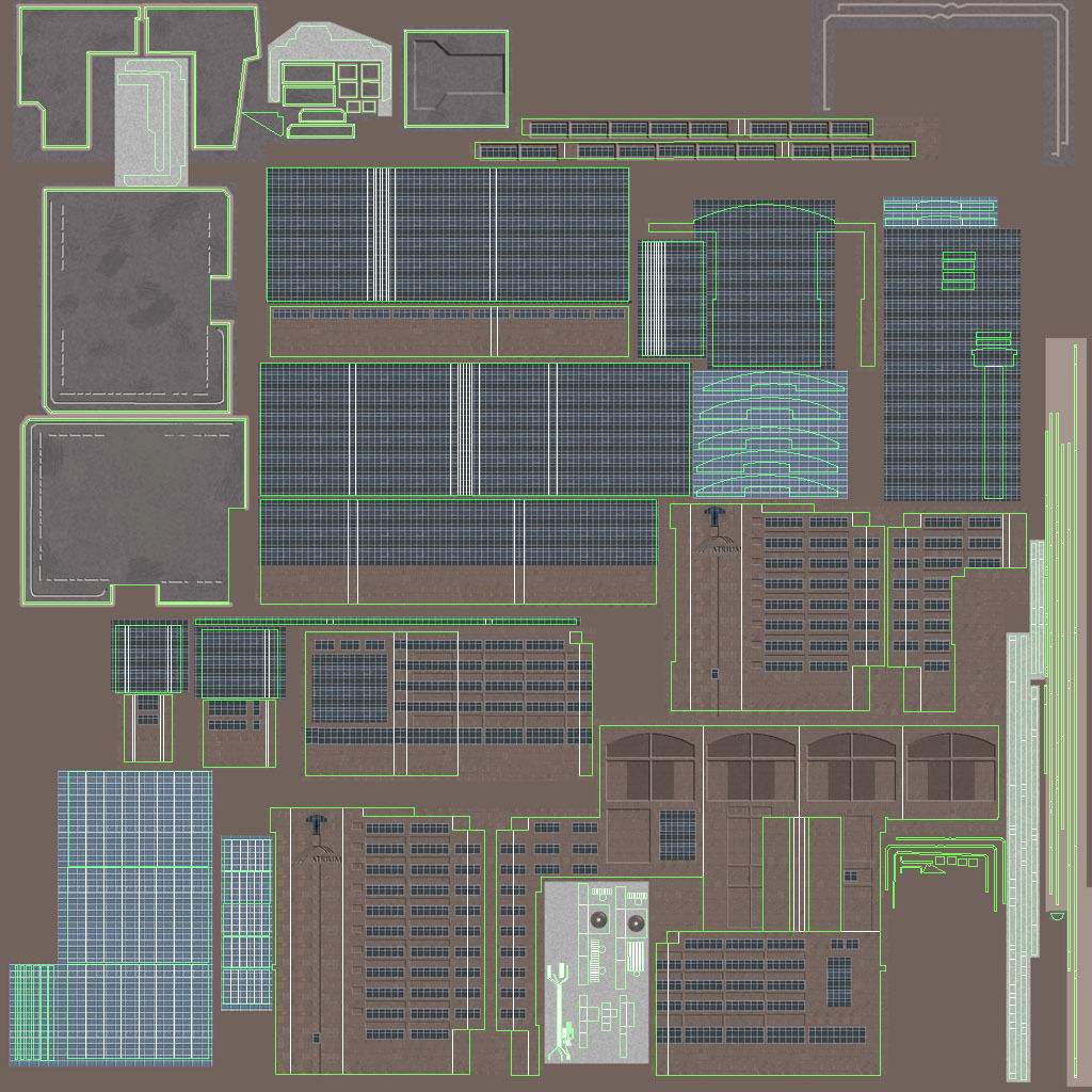Amsterdam Atrium Low-poly 3D model_11