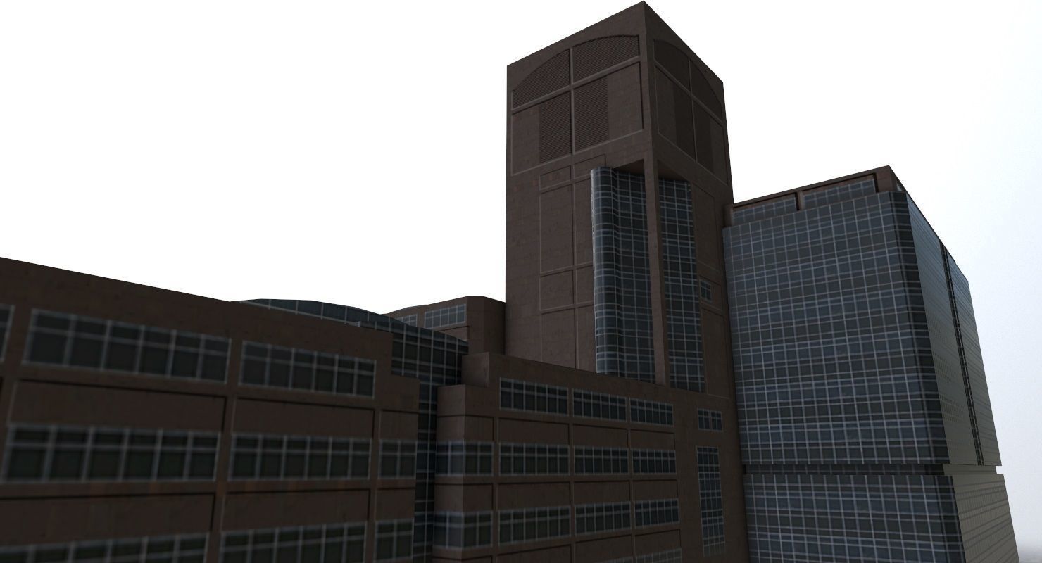 Amsterdam Atrium Low-poly 3D model_3