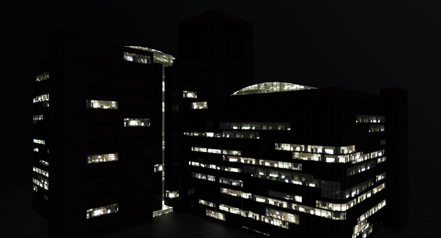 Amsterdam Atrium Low-poly 3D model_6