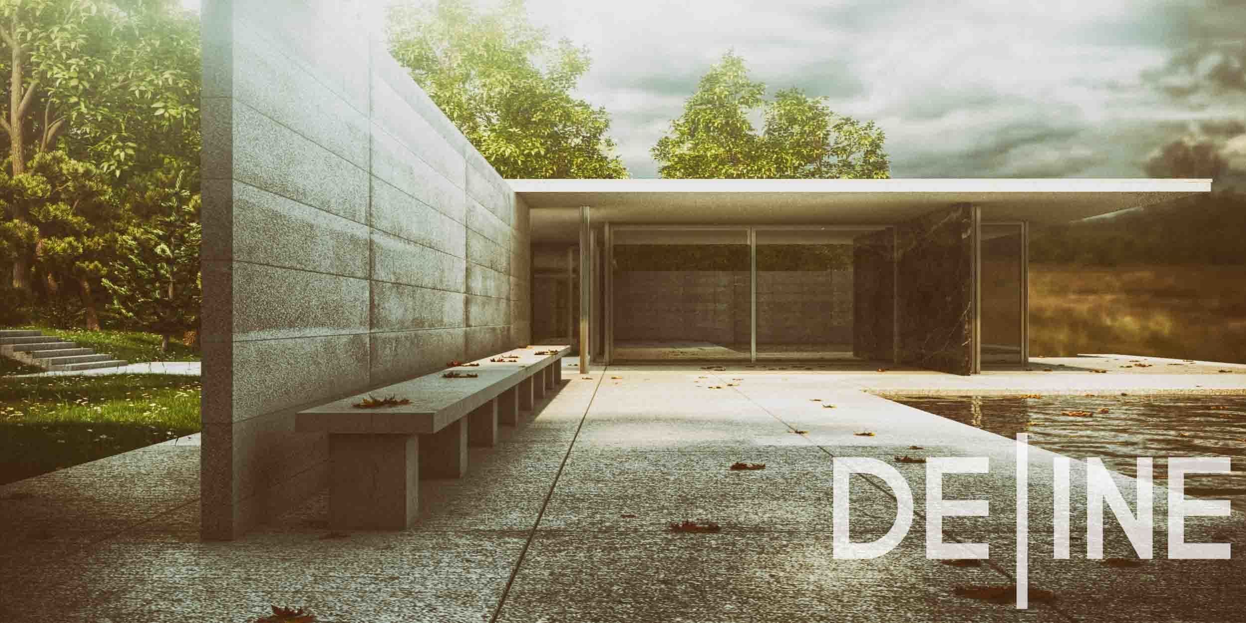 Barcelona Pavillion 3D Architectural Model 3D model_1