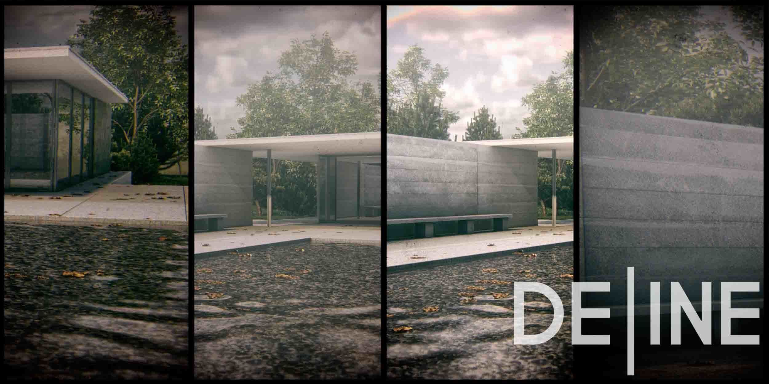 Barcelona Pavillion 3D Architectural Model 3D model_2