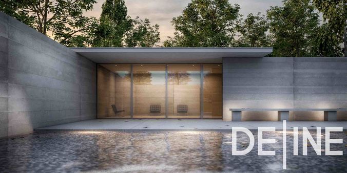Barcelona Pavillion 3D Architectural Model 3D model
