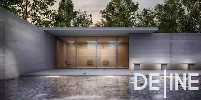 Barcelona Pavillion 3D Architectural Model 3D model