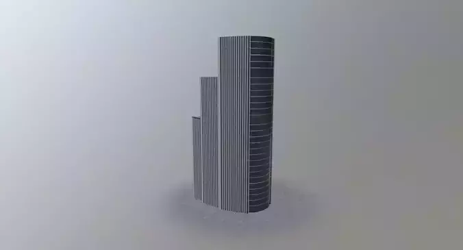 London Willis Building Low-poly 3D model