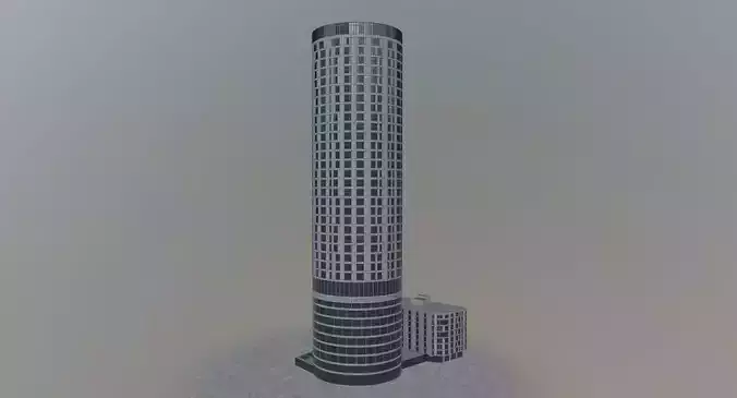 London Vauxhall Gardens Low-poly 3D model