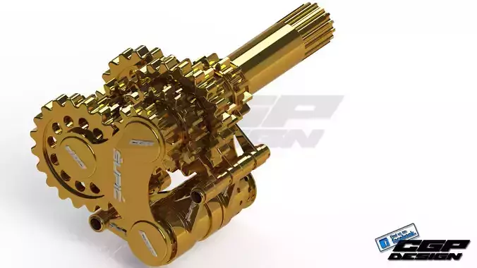 PINKI transmissiondesigned by upi Free 3D model