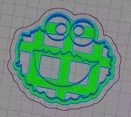 Cookie Monster Cookie Cutter