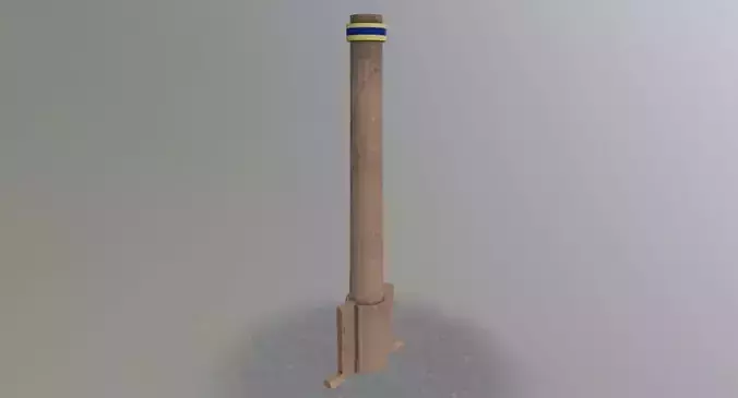 LondonTowers wooden pole with stripe